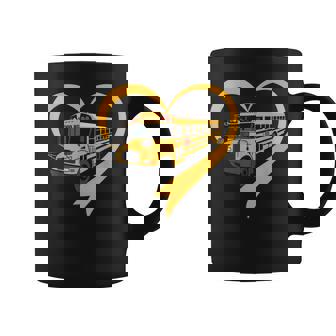 Heart School Bus Driver Coffee Mug | Mazezy