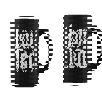 Heavy Metal Música Metál Cabeza Gig Festival De Rock Cuello Taza de café - Regaloses