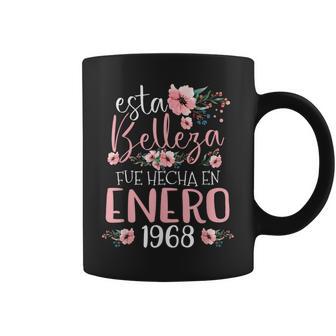 Hecha En Enero 1968 Regalo 56 Años Cumpleaños Taza de café - Regaloses