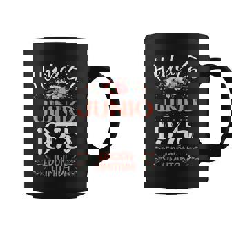 Hecha En Junio 1975 Regalo 50 Años Cumpleaños Taza de café - Regaloses