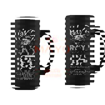 Hecha En Mayo 1975 Regalo 50 Años Cumpleaños In Mangas Taza de café - Regaloses