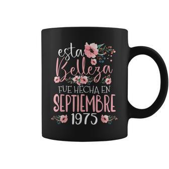 Hecha Eneptiembre 1975 Regalo 50 Años Cumpleaños Taza de café - Regaloses