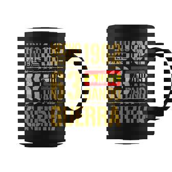 Hecho En 1962 Cumpleaños 63 Años Bandera España Hombre Taza de café - Regaloses