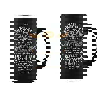 Hecho En 1995 30 Años Cumpleaños Biker Moto Hombre Motero Taza de café - Regaloses