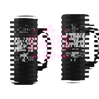Hello Eleven Est 2014 Coquette Bow 11Th Birthday Girl Coffee Mug - Monsterry