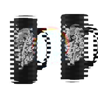 Be Here Now レトロ ヴィンテージ スピリチュアル マインドフルネス コーヒーマグ - Kawaiitshirt