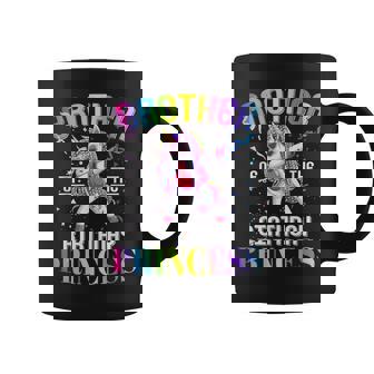 Hermano Del Cumpleaños Niña Unicornio Cumpleaños Princesa Taza de café - Regaloses