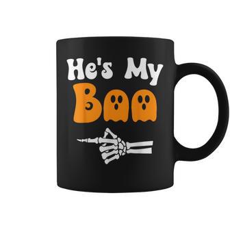 He's My Boo Matching Halloween Couples He's My Boo Coffee Mug - Thegiftio UK