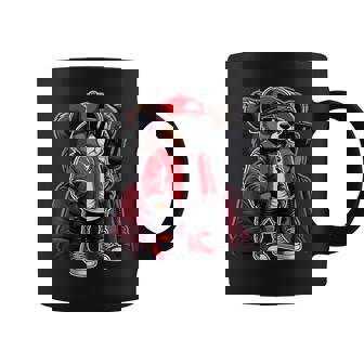 Hip Hop Teddy Bear With Sunglasses Coffee Mug | Seseable UK