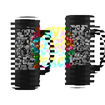 Hippie Peace Sign Love Tie Dye For Men Coffee Mug - Thegiftio