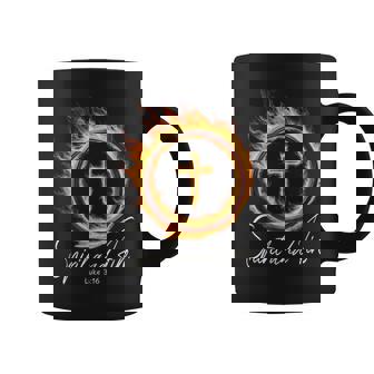 Holy Spirit & Fire Christian Cross Of Jesus Luke 3 Coffee Mug | Seseable CA
