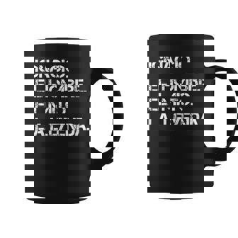 Hombre Nombre Ignacio El Hombre El Mito La Leyenda Taza de café - Regaloses