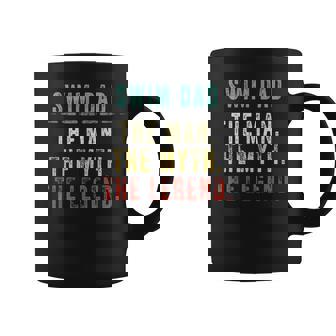 Hombre Regalo Para El Día Del Padre Natación Papá Hombre Mito Leyenda Taza de café - Regaloses
