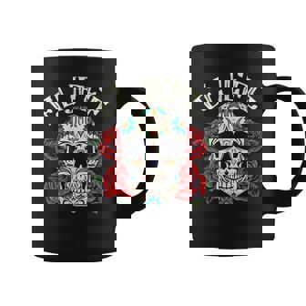 Homme El Jefe Dia De Los Muertos Tête De Mort Mexicaine Tasse - Cadeauxyz