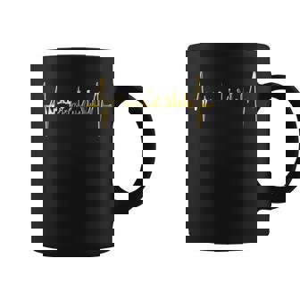 Horizonte De Madridkyline Latido Pulsoilueta Amo Madrid Taza de café - Regaloses
