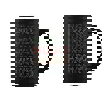 Hugo First Name Grunge Style Vintage Retro Coffee Mug - Monsterry