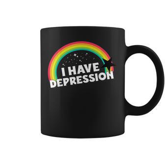 Humoristique Avec Inscription I Have Depression Tasse - Cadeauxyz