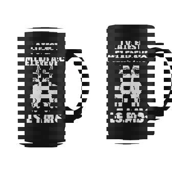 Humour Lama Animal Laie Est Meilleure Avec Les Lamas Tasse - Cadeauxyz
