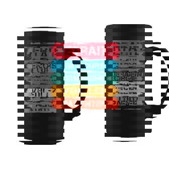 Humour Retraiteintage Retraite En Cours De Chargement Tasse - Cadeauxyz