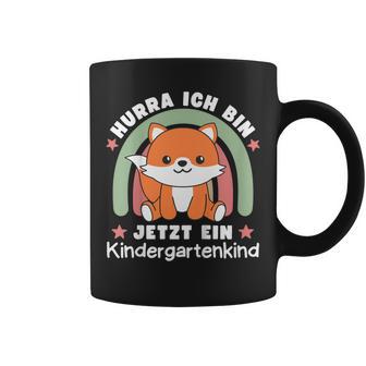 Hurra Ich Bin Jetzt Ein Kindergartenkind Fuchs Kinder Tassen - Geschenkecke