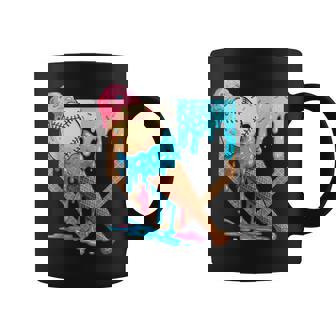 Ice-Cream Drip Baseball Boys Game Day Home Plate Dripping Coffee Mug - Thegiftio UK