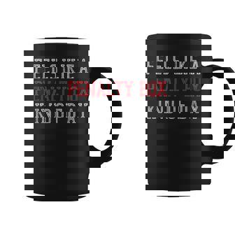 Ice Hockey Player Birthday For Feels Like A Penalty Box Kind Of Day Retro Vintage Small Coffee Mug - Monsterry