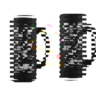 Idea De Regalo De Comida Japonesa Kawaii Amante Deushi Y Ramen De Japón Taza de café - Regaloses