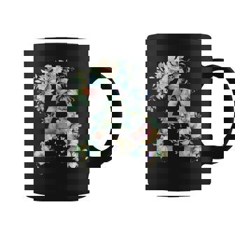 Idée-Cadeau Personnalisé Lettre A En Fleurs Et Papillons Tasse - Cadeauxyz