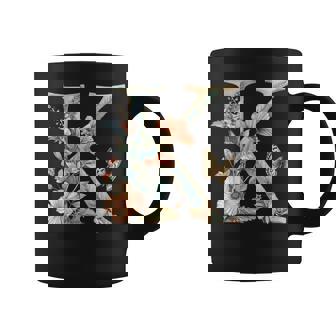 Idée-Cadeau Personnalisé Lettre K En Fleurs Et Papillons Tasse - Cadeauxyz