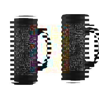 Illustration Colorée Avec Motif Graphique Tasse - Cadeauxyz