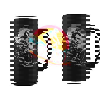 Ilustración De Bicicleta De Montaña Taza de café - Regaloses