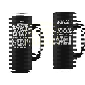 I'm The Favorite Parent Father's Day Dad Mom Parents Coffee Mug - Monsterry