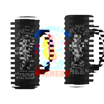 I'm Just Here For The Wieners 4Th Of July Hot-Dog Coffee Mug - Monsterry