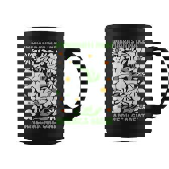 Immigrants Make America Great Floral Flower Human Rights Coffee Mug - Thegiftio