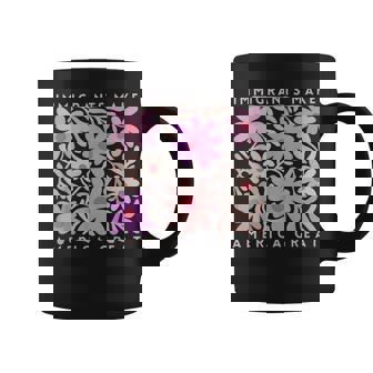 Immigrants Make America Great Florals Retro For Women Coffee Mug - Monsterry