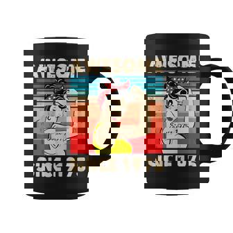 Impresionante Desde 1975 Decoración De Cumpleaños Número 48 Taza de café - Regaloses