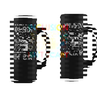 Inclusion Isnt Scary Teacher Para Slp Halloween Women Coffee Mug - Thegiftio