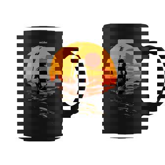Indian Chief Coiffe Plumes Amérindiennes Coucher Deoleil Tasse - Cadeauxyz