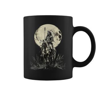 Indianertolz Indianerhäuptling Zeichnung Reiten Tassen - Geschenkecke