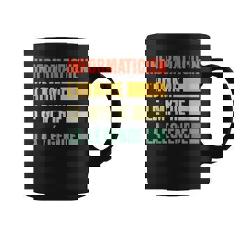 Informaticien L'homme Le Mythe La Légende Informatique Tasse - Cadeauxyz