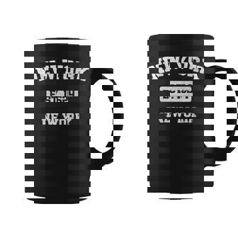 Intage Nueva York Nueva York Ny Est 1624Ouvenir Cuello Taza de café - Regaloses