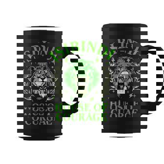 Isibindi House Of Courage Rca Courage School Green Lion Coffee Mug - Thegiftio