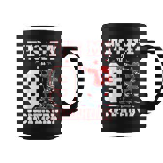 It's My 9Th Birthday 男の子 アイスホッケー ダビング 9歳 コーヒーマグ - Kawaiitshirt