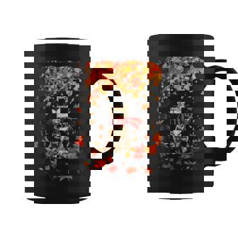 It's Fall Y'all Thanksgiving Cat Leaf Fall Tree Hello Autumn Coffee Mug | Seseable CA