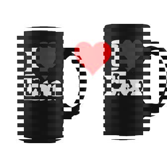 J'aime Heart Elon En Caroline Du Nord Tasse - Cadeauxyz