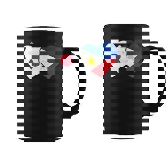 Japanese Flag Phillipinesフィリピンの遺産 フィリピンのルーツ 日本の国旗 フィリピンの国旗 コーヒーマグ - Kawaiitshirt