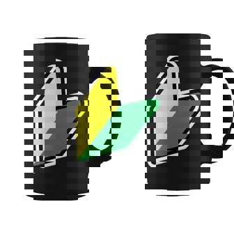 Jdm：Jdmマークビギナードライバー若葉商信社シンボル コーヒーマグ - Kawaiitshirt