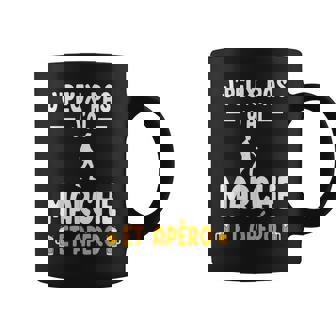 Je Peux Pas J'ai Marche Et Apéro Marcheur Humour Tasse - Cadeauxyz