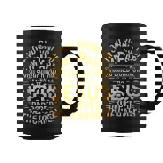 Jesus Dropped Charges Christian Pray Faith Bible Verse Coffee Mug - Monsterry