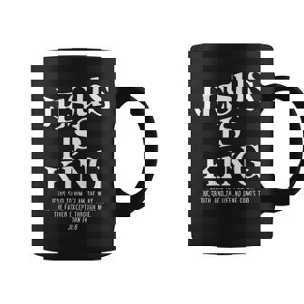 Jesus Is King John Bible Verse Christian Religious On Back Coffee Mug - Thegiftio